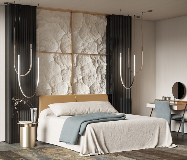 Комплект акуст.панелей, черный войлок, 3000х300х19мм, рейки ЭКОПОЛИМЕР, черное зеркало/2шт.